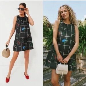 Tuckernuck Black Fresher Buds Woven Grace Dress size Large